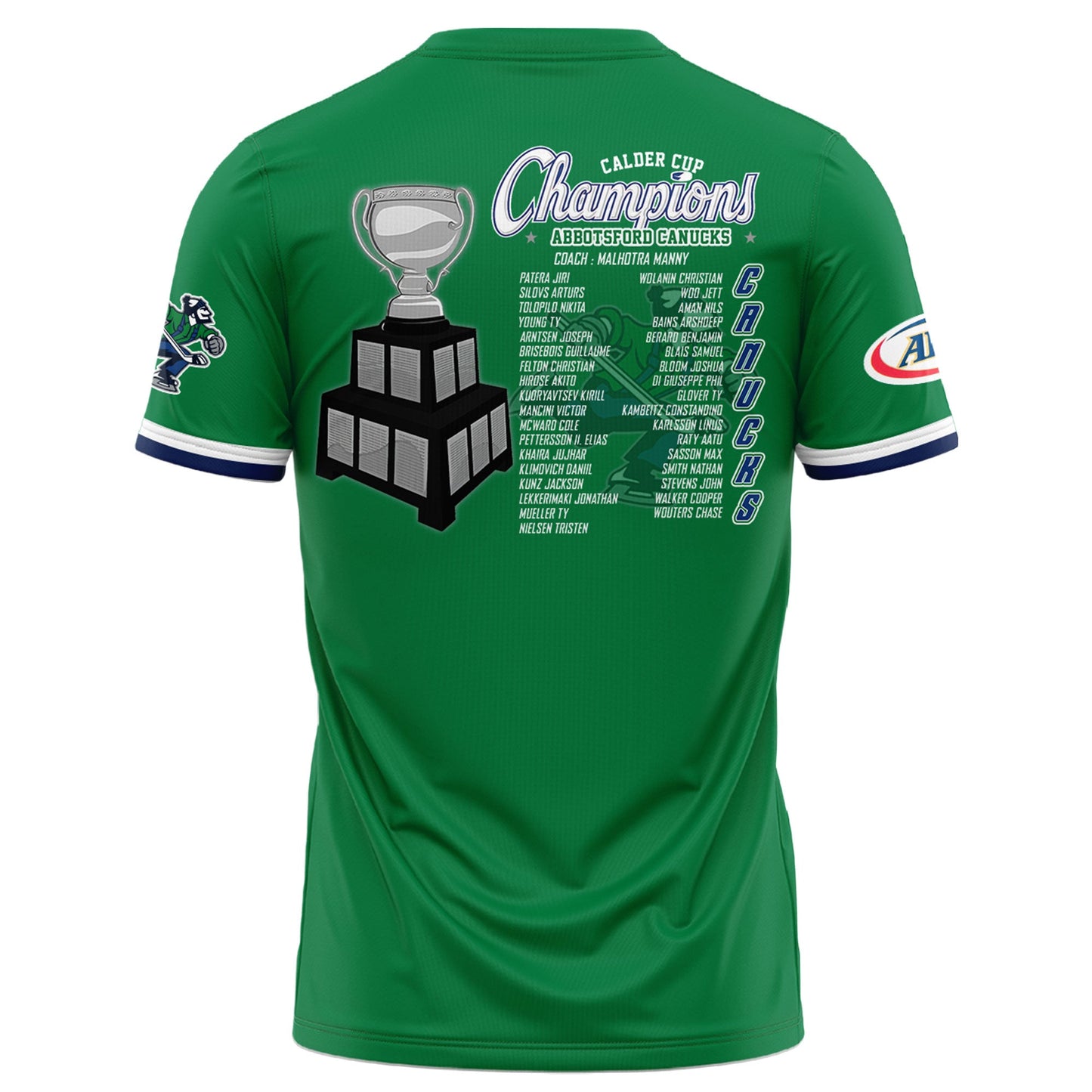 Abbotsford Canucks 2025 AHL Champions Tshirt Editions Limited