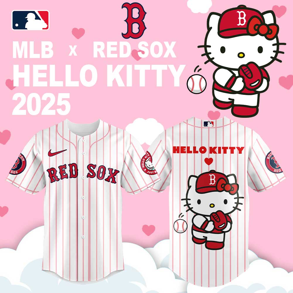 Boston Red Sox x Hello Kitty Night Game Limited Edition Jersey 2025