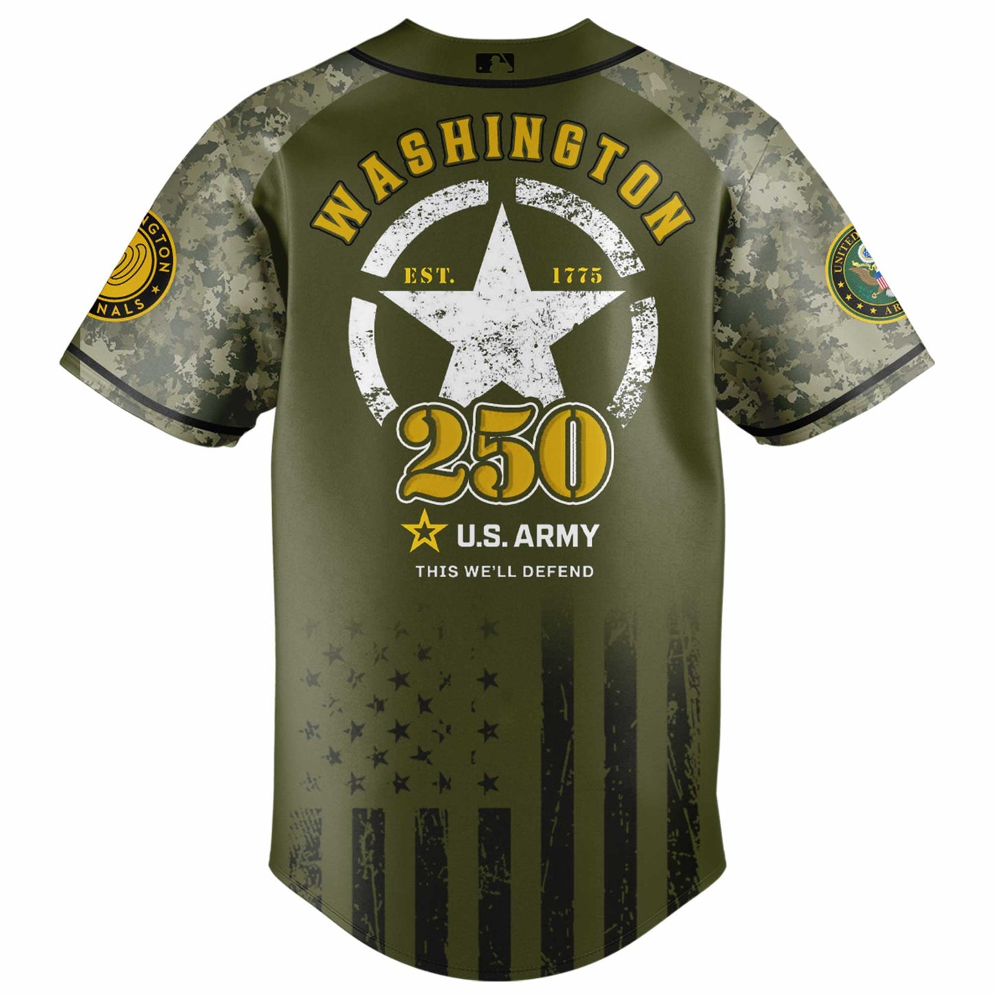 Washington Nationals MLB x 250 U.S. ARMY Jersey 03