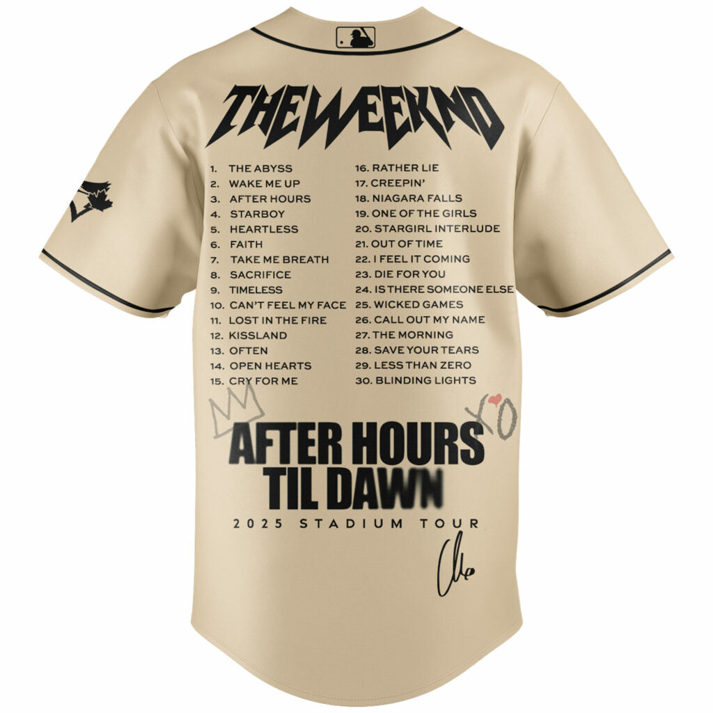 TOR x The Weeknd After Hours Til Dawn Jersey Limited Edition