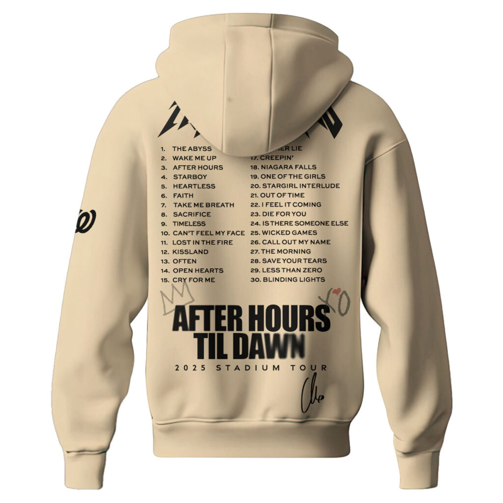 WSH x The Weeknd After Hours Til Dawn Hoodie Limited Edition