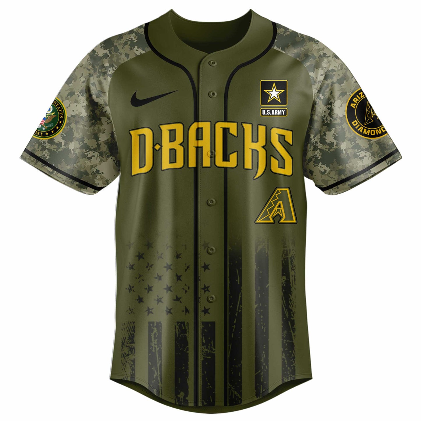 Arizona Diamondbacks MLB x 250 U.S. ARMY Jersey 03