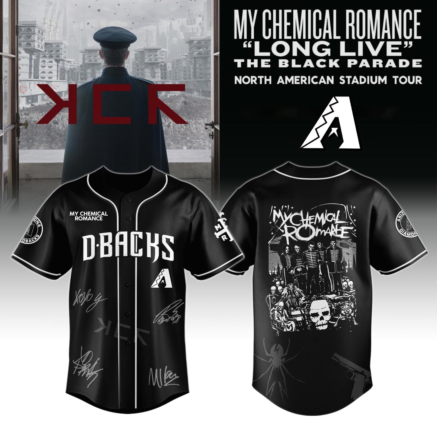 ARI x My Chemical Romance “Long Live The Black Parade” North American Stadium Tour Jersey