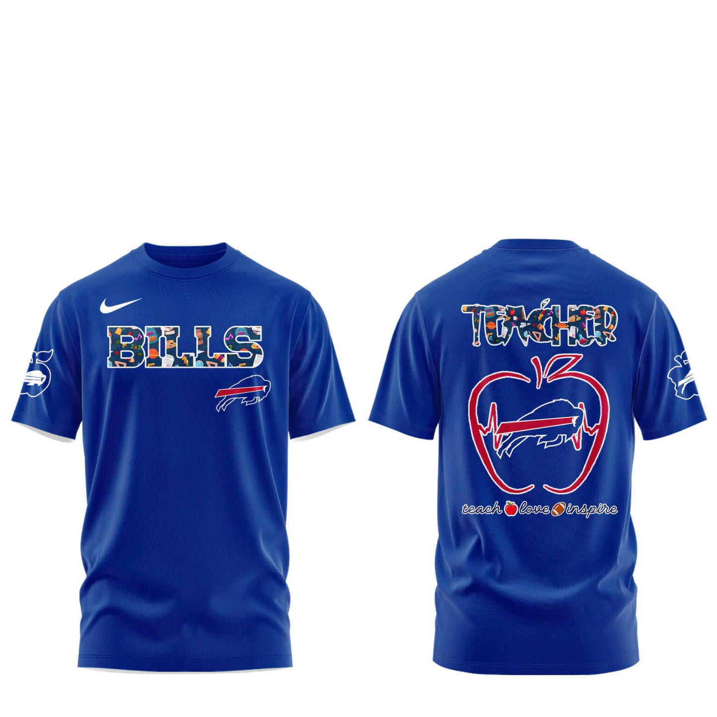 Buffalo Bills TEACHER NIGHT Combo Tshirt