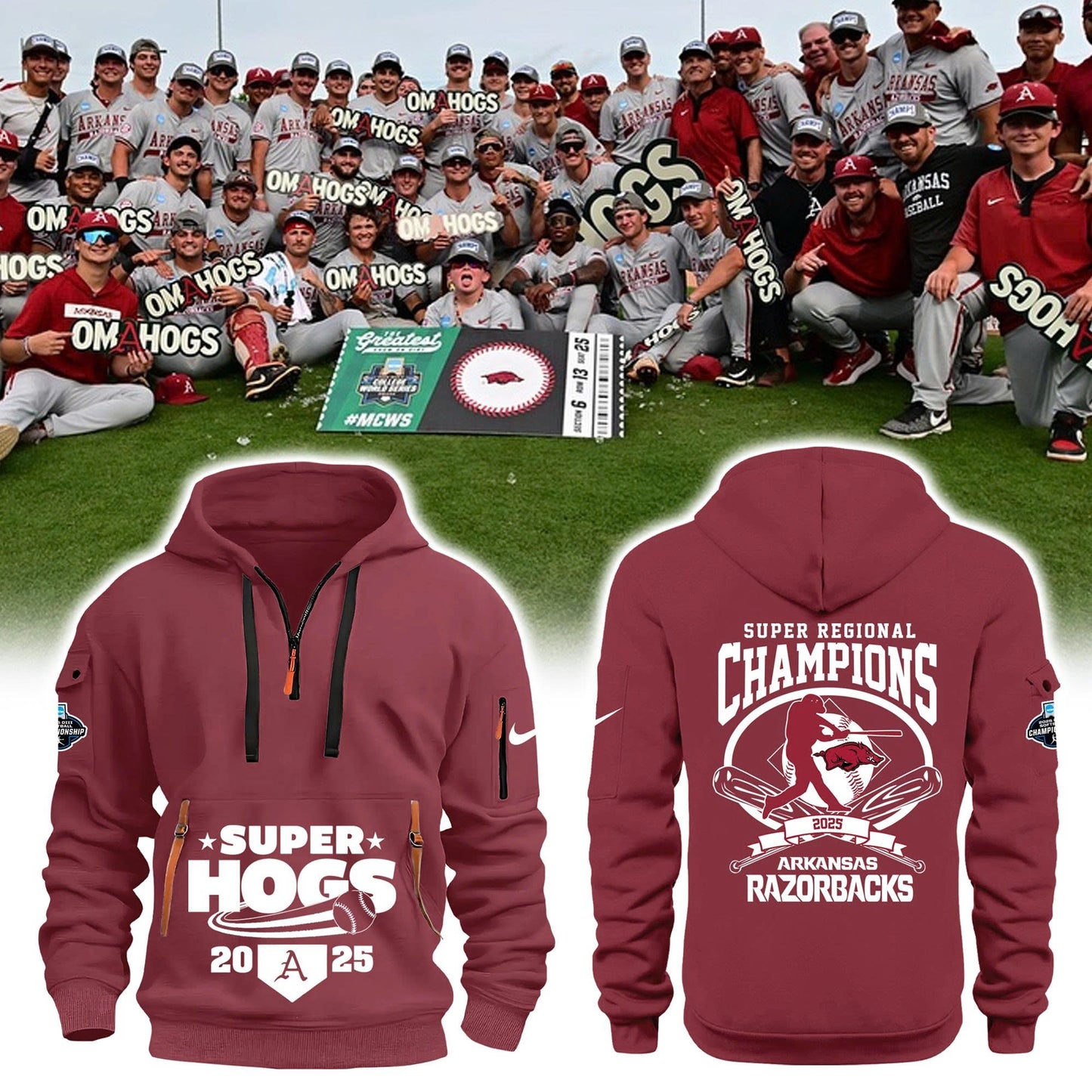 ARB x Regional Champions Redwine H115 Half Zip Hoodie