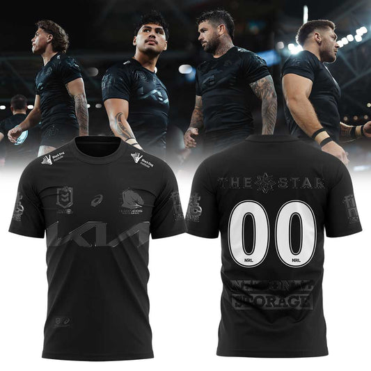 Brisbane Broncos Our 2025 Black New Jersey