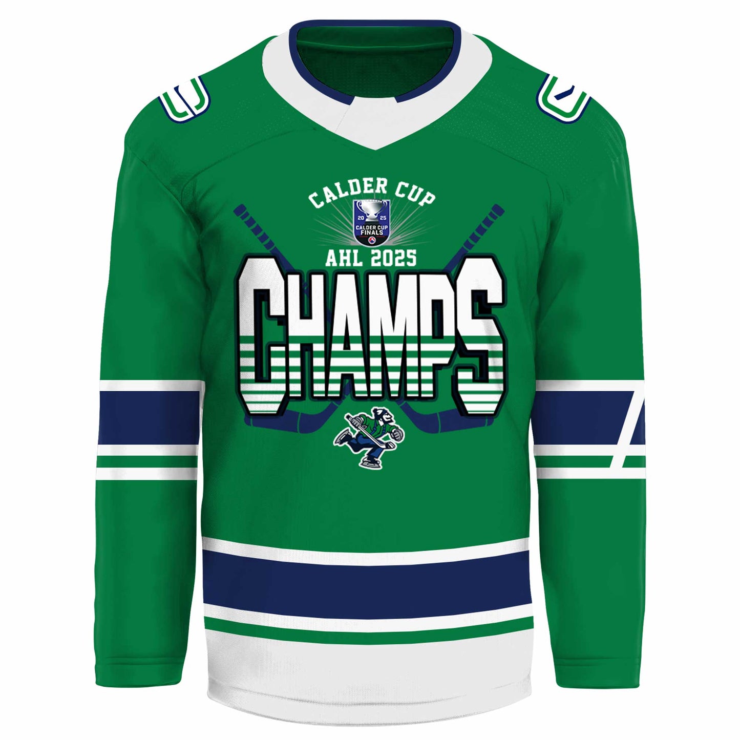Abbotsford Canucks 2025 AHL Champions 2025 Jersey Hockey Editions Limited