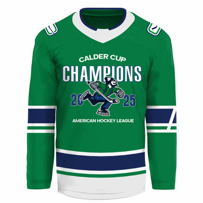 Abbotsford Canucks 2025 AHL Champions 2025 Jersey Hockey Editions Limited