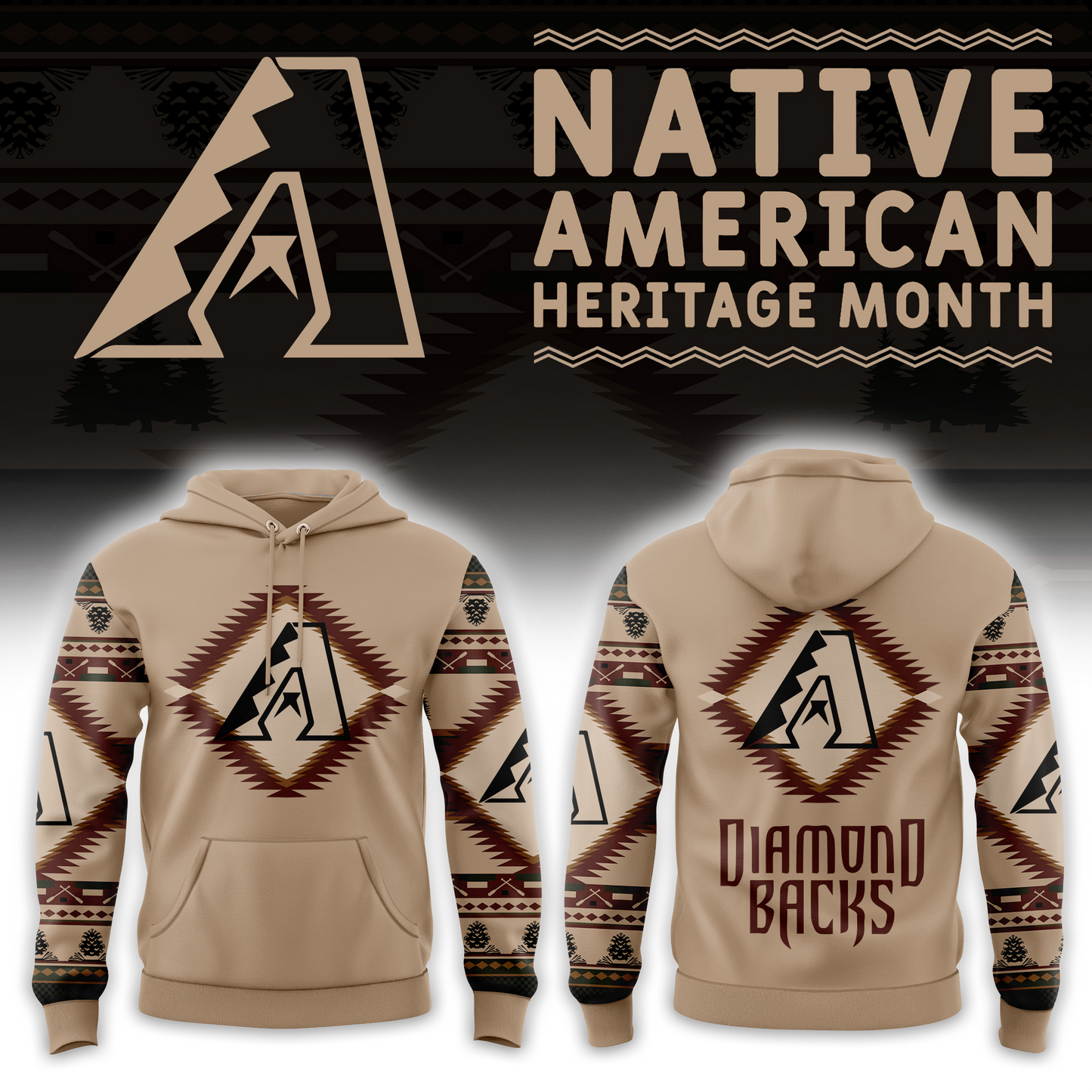 Arizona Diamondbacks America Native Edition Hoodie