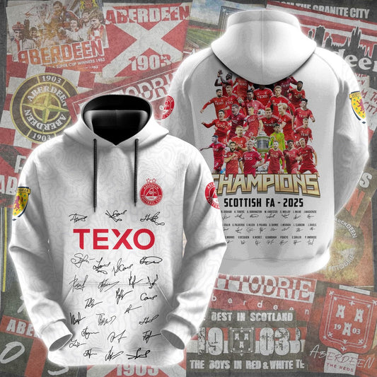 The Champions of Scotland â€“ Aberdeen 2025 Hoodie