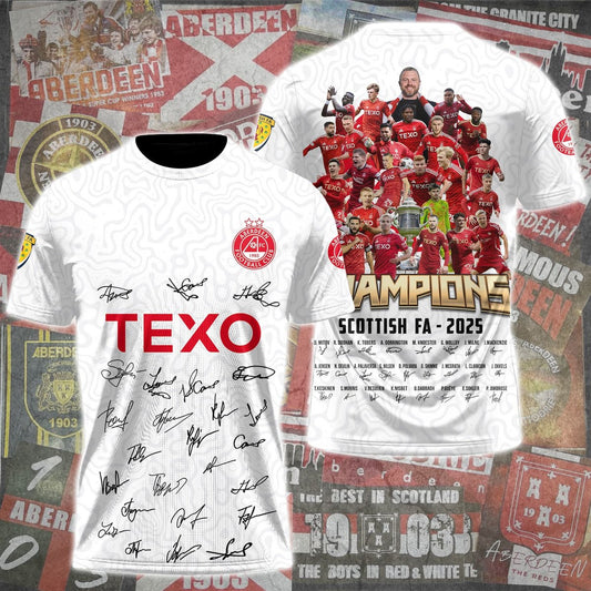 The Champions of Scotland â€“ Aberdeen 2025 T-Shirt