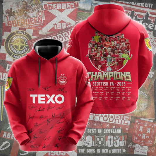 The Champions of Scotland â€“ Aberdeen 2025 Hoodie