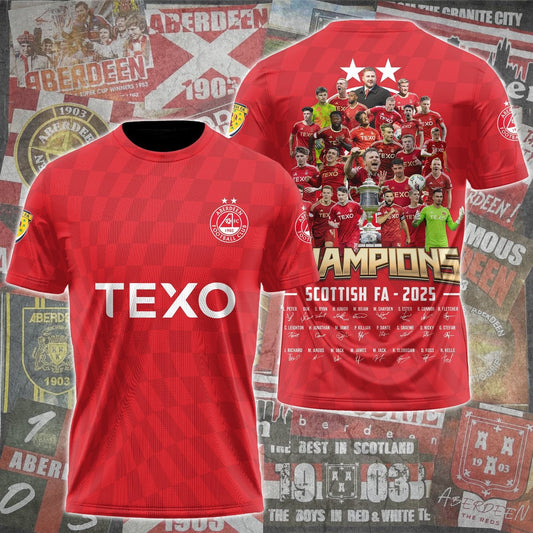 The Champions of Scotland â€“ Aberdeen 2025 T-Shirt