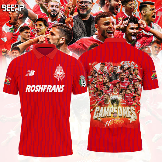 Toluca CampeÃ³n 2025 Liga MX Polo