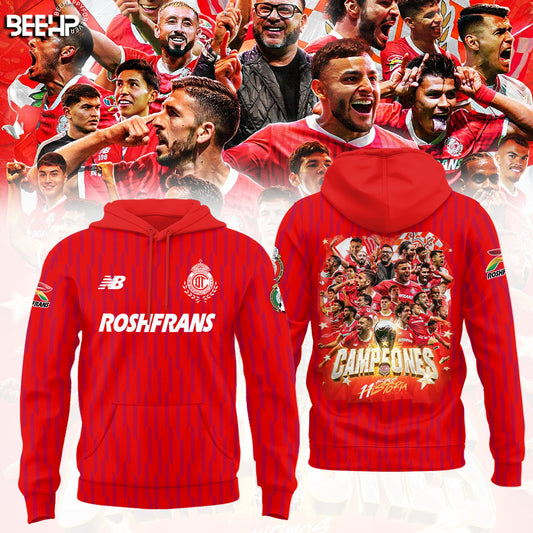 Toluca CampeÃ³n 2025 Liga MX Hoodie
