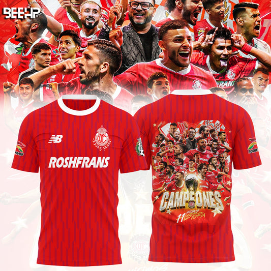 Toluca FC CampeÃ³n 2025 Liga MX T-Shirt