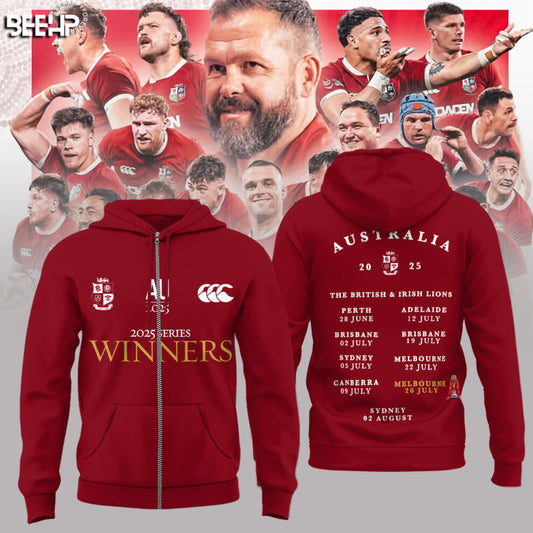 British Irish Lions – Lions Series Trophy Champion Zip Hoodie