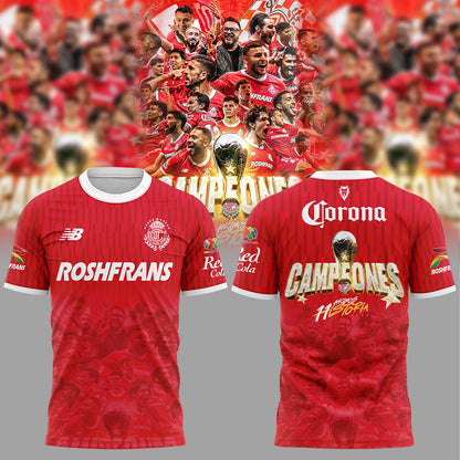Toluca FC CampeÃ³n 2025 Liga MX T-Shirt