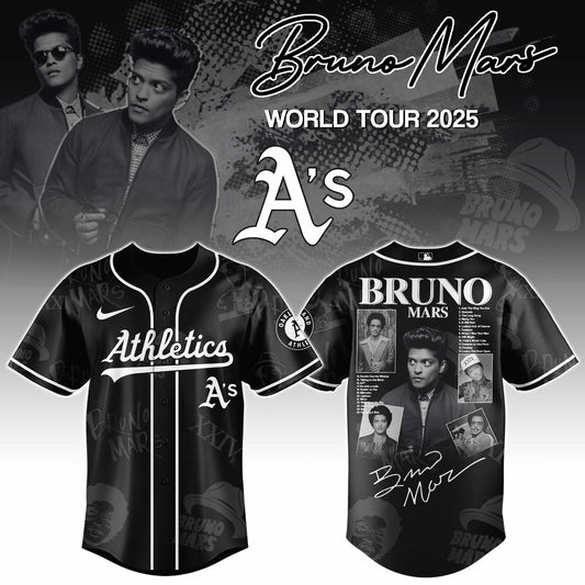 A t h l e t i c s x Bruno Mars at Park MGM 2025 Jersey Editions Limited +Selling Out Fast