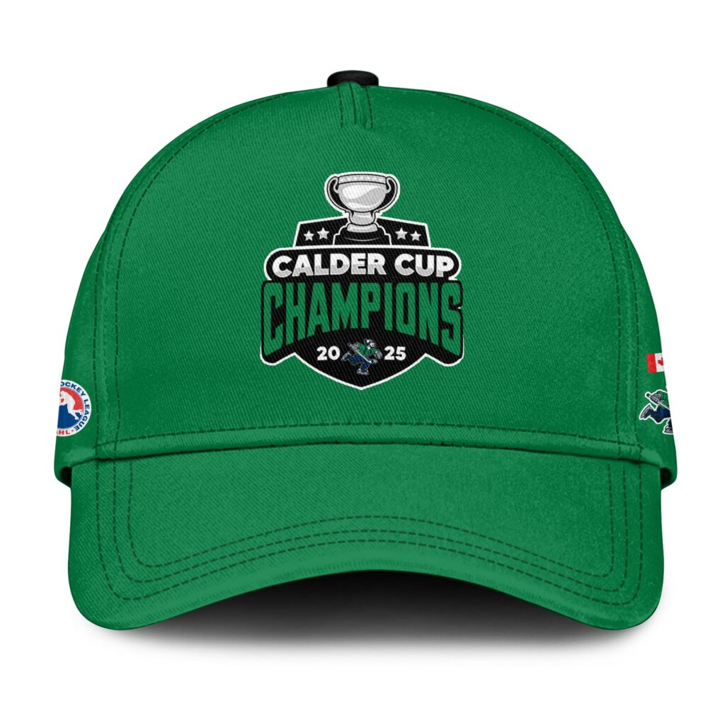 Abbotsford Canucks AHL Champions Cup 2025 New Half Zip Hoodie Limited