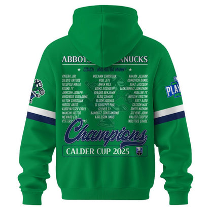Abbotsford Canucks AHL Champions Cup 2025 Hoodie Limited