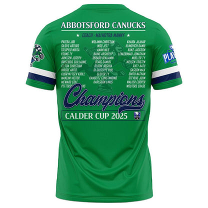 Abbotsford Canucks AHL Champions Cup 2025 Tshirt Limited