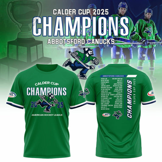 Abbotsford Canucks 2025 AHL Champions Tshirt Editions Limited