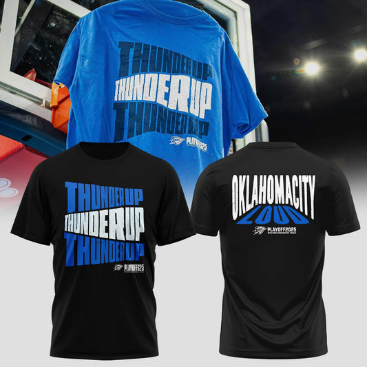 The 2025 Oklahoma City Thunder playoff Tshirt