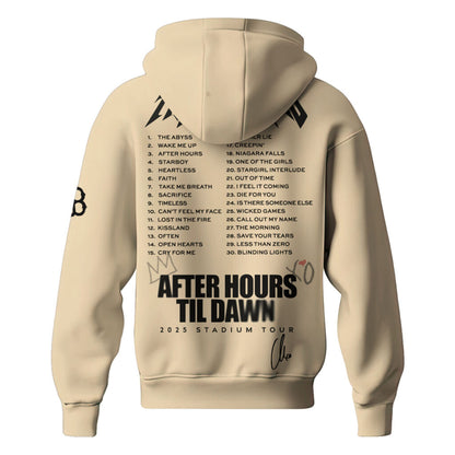 BOS x The Weeknd After Hours Til Dawn Hoodie Limited Edition