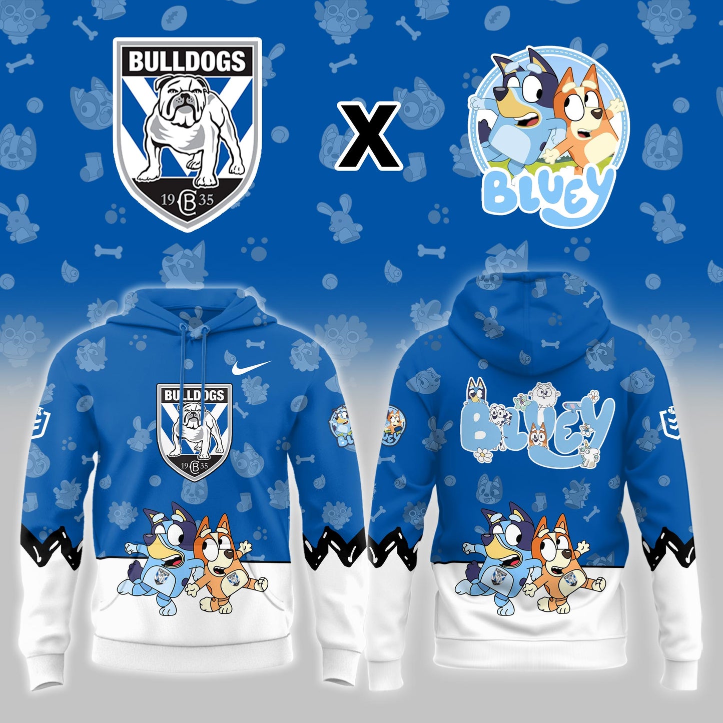 Canterbury Bulldogs 2025 Bluey Bingo Night Limited Hoodie