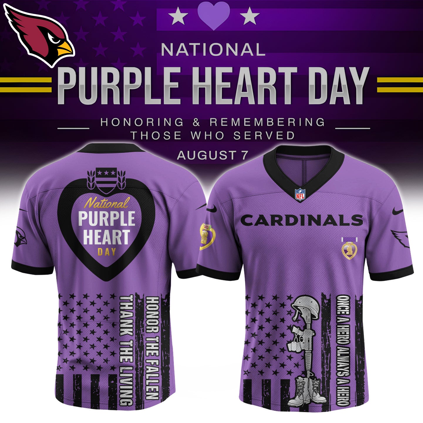 ARI x Purple Heart Day Jersey Limited Edition