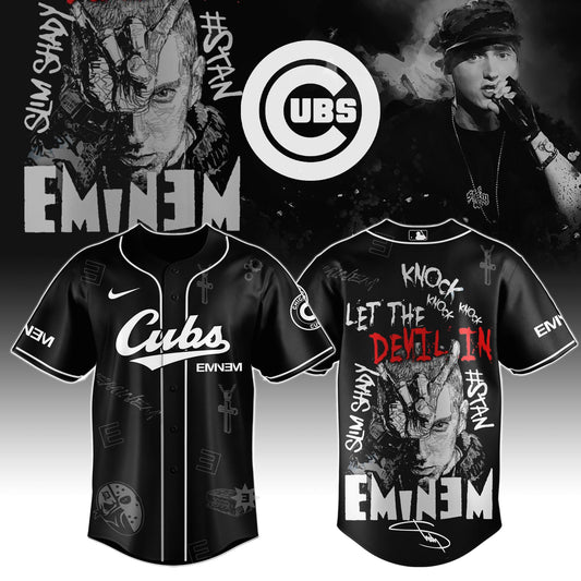 C Cubs x Eminem STANS’ TO LAUNCH IN THEATRES WORLDWIDE 2025 Jersey Editions Limited +Selling Out Fast