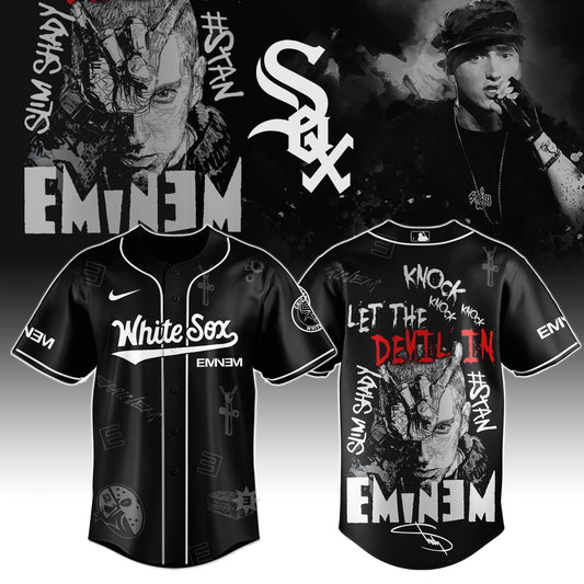 C W Sox x Eminem STANS’ TO LAUNCH IN THEATRES WORLDWIDE 2025 Jersey Editions Limited +Selling Out Fast