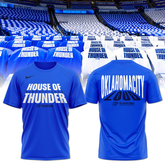 The 2025 Oklahoma City Thunder playoff Tshirt