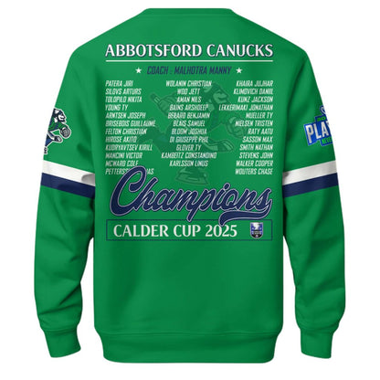 Abbotsford Canucks AHL Champions Cup 2025 Sweatshirt Limited