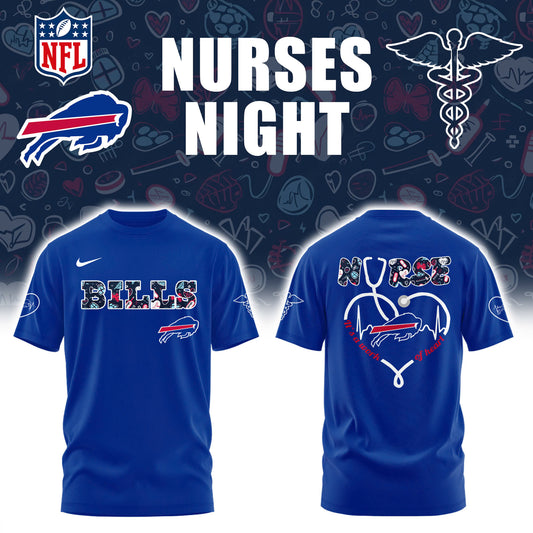 Buffalo Bills NURSES NIGHT Combo Tshirt
