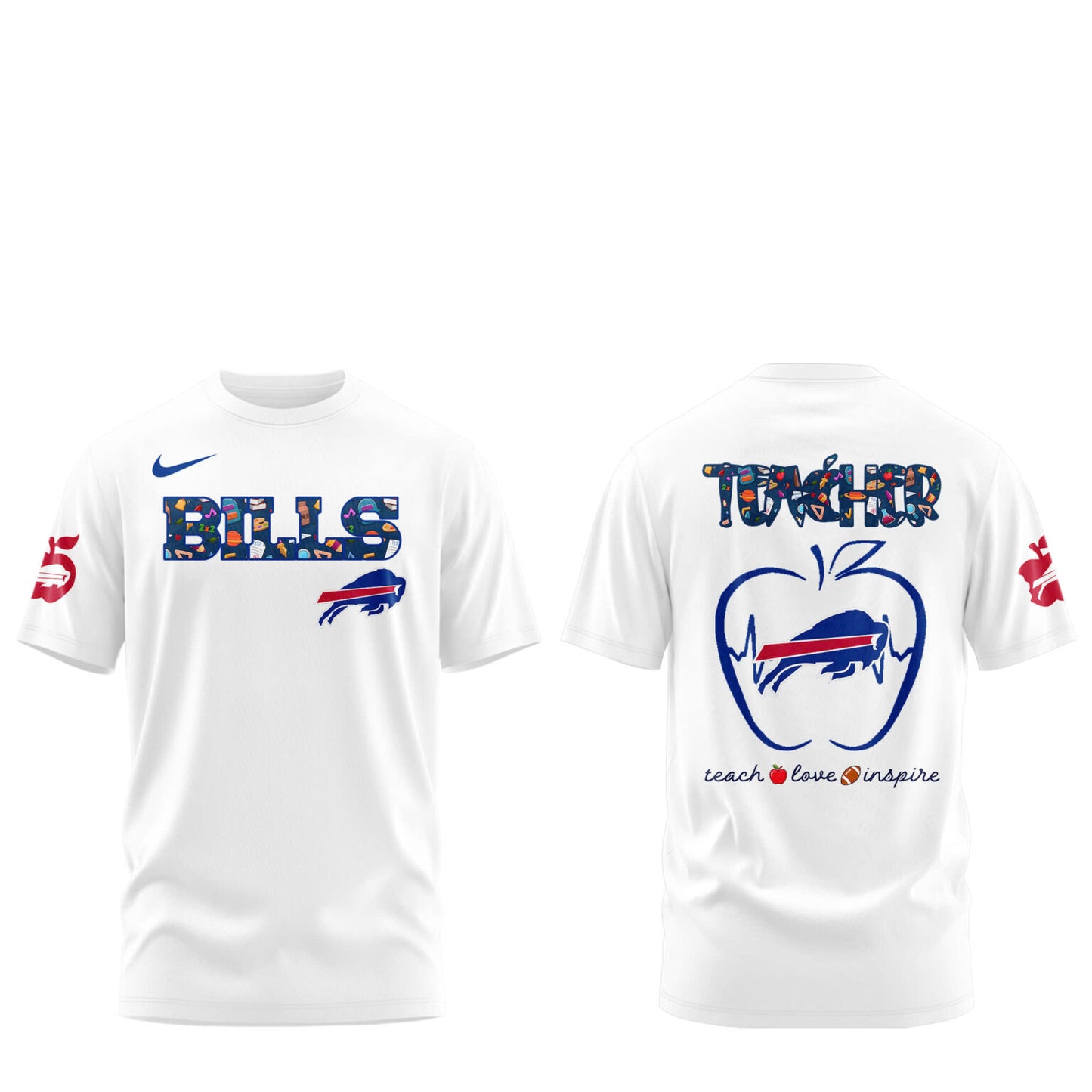 Buffalo Bills TEACHER NIGHT Combo Tshirt