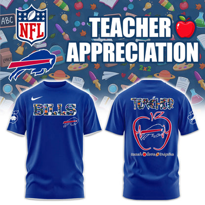 Buffalo Bills TEACHER NIGHT Combo Tshirt