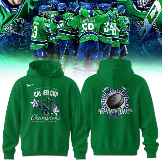 Abbotsford Canucks â€“ 2025 Calder Cup Champions Hoodie
