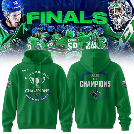 Abbotsford Canucks Calder Cup Champions 2025 Hoodie