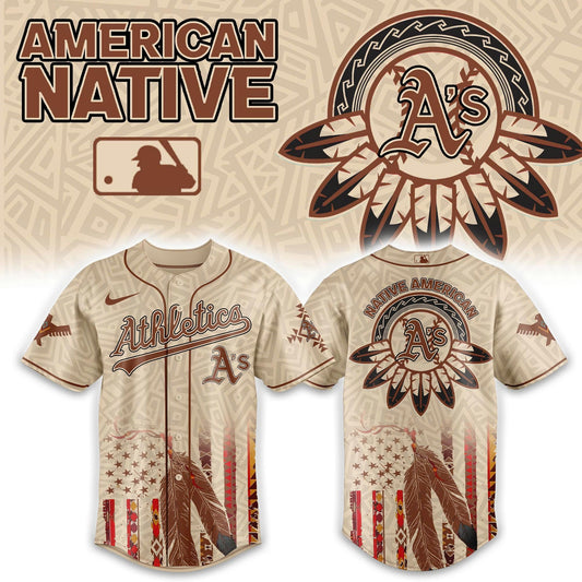 Athletics x Native American Heritage 2025 Baseball Jersey