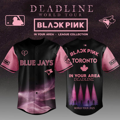 Toronto Blue Jays x BLACKPINK 2025 World Tour Limited Edition Jersey