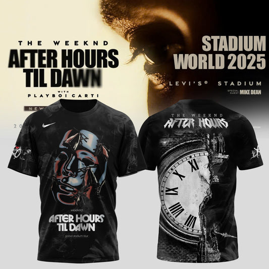 Washington Nationals x After Hours Til Dawn 2025 – The Weeknd Shirt