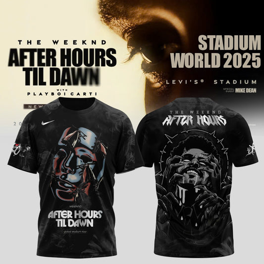 Washington Nationals x After Hours Til Dawn 2025 – The Weeknd Shirt